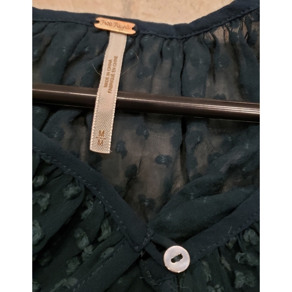 Free People sheer blouse - Picture 4 of 5